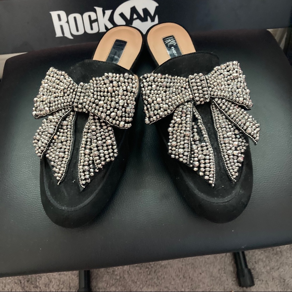 I.N.C Black Flats